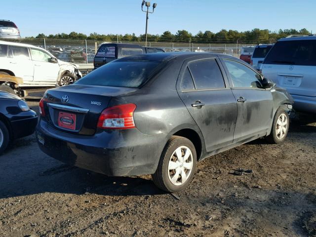 JTDBT923581253610 - 2008 TOYOTA YARIS BLACK photo 4