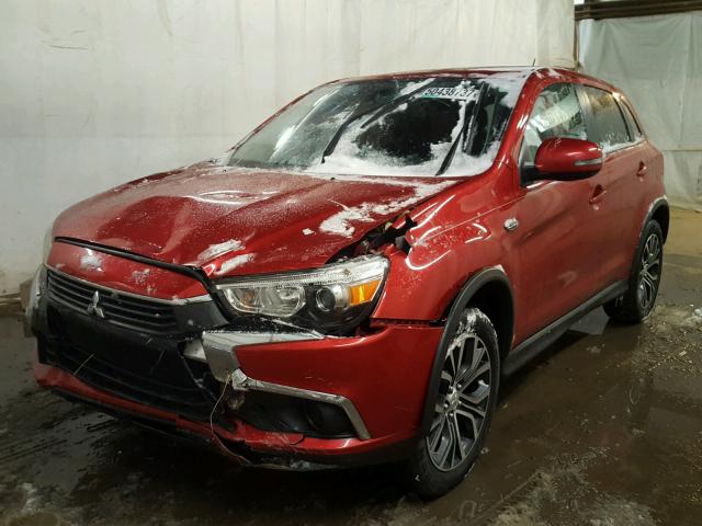 JA4AR3AWXGZ050998 - 2016 MITSUBISHI OUTLANDER RED photo 2