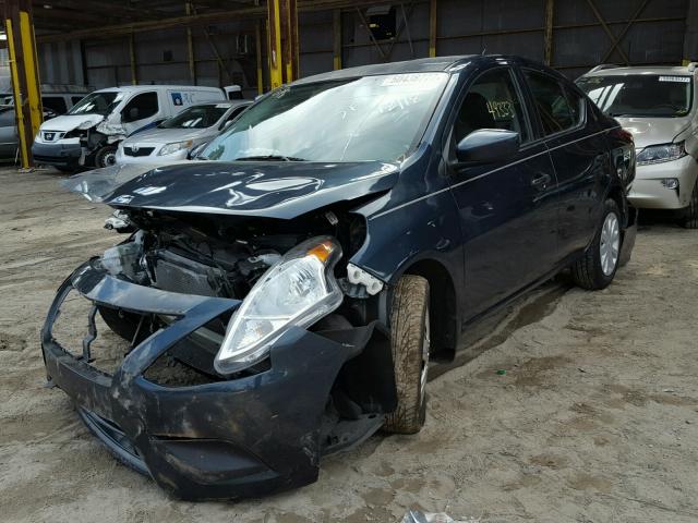 3N1CN7AP5GL858471 - 2016 NISSAN VERSA S BLUE photo 2