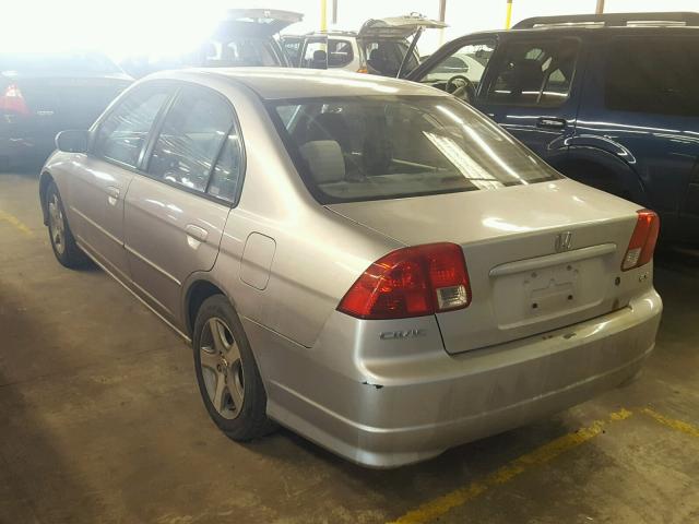 2HGES25724H555763 - 2004 HONDA CIVIC EX 银色 照片 3