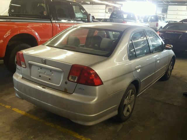 2HGES25724H555763 - 2004 HONDA CIVIC EX 银色 照片 4