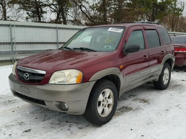 4F2CZ96193KM00963 - 2003 MAZDA TRIBUTE ES MAROON photo 2