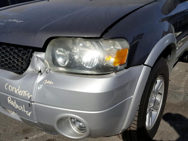 1FMCU95H95KB34209 - 2005 FORD ESCAPE HEV GRAY photo 9