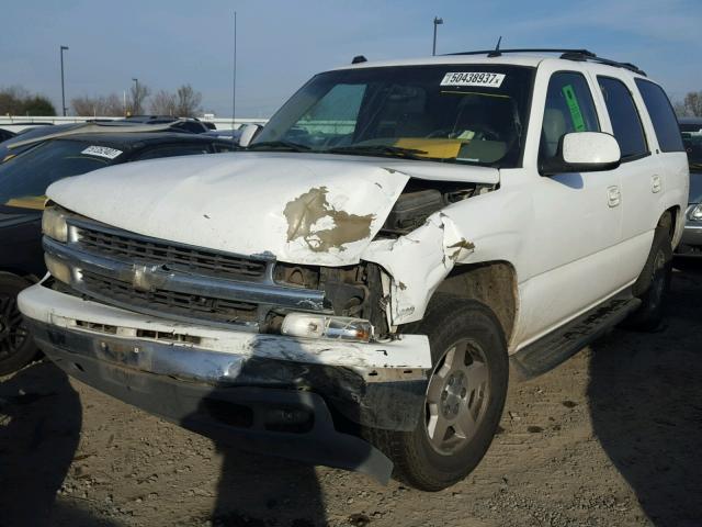 1GNEC13T14R251420 - 2004 CHEVROLET TAHOE C150 WHITE photo 2