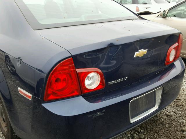 1G1ZC5EB6AF110791 - 2010 CHEVROLET MALIBU 1LT ლურჯი ფოტო 9