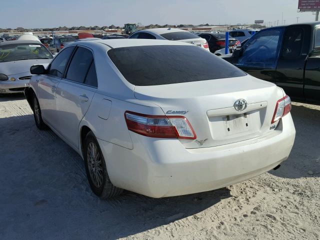 4T1BB46K17U018086 - 2007 TOYOTA CAMRY NEW WHITE photo 3