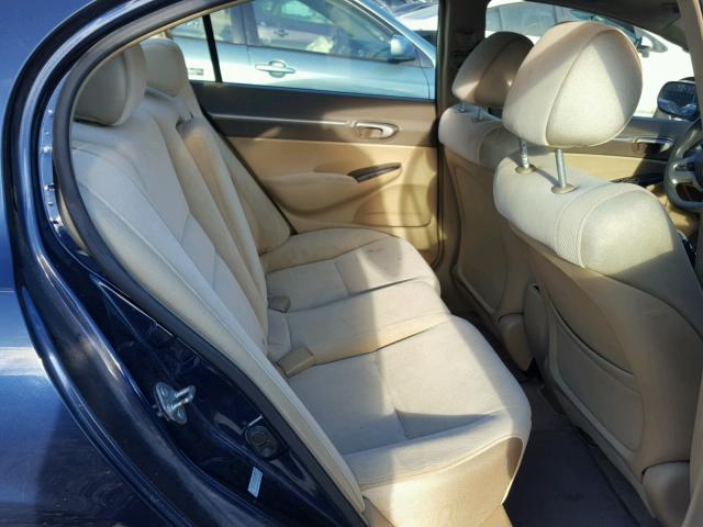 1HGFA168X6L067935 - 2006 HONDA CIVIC EX 蓝色 照片 6