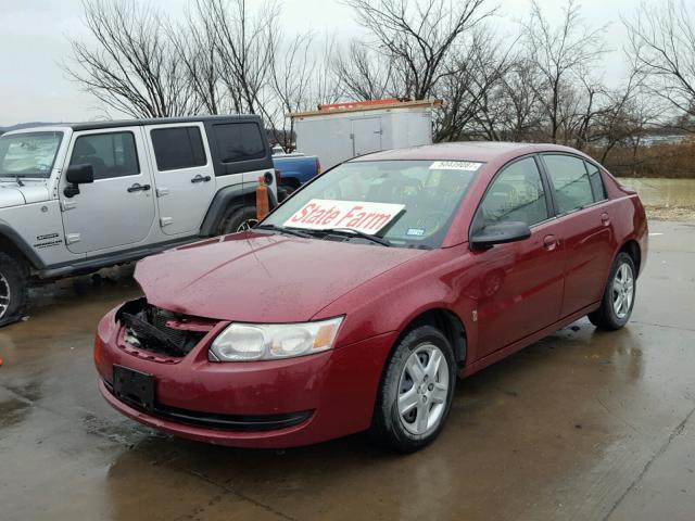 1G8AJ55F17Z123463 - 2007 SATURN ION LEVEL RED photo 2