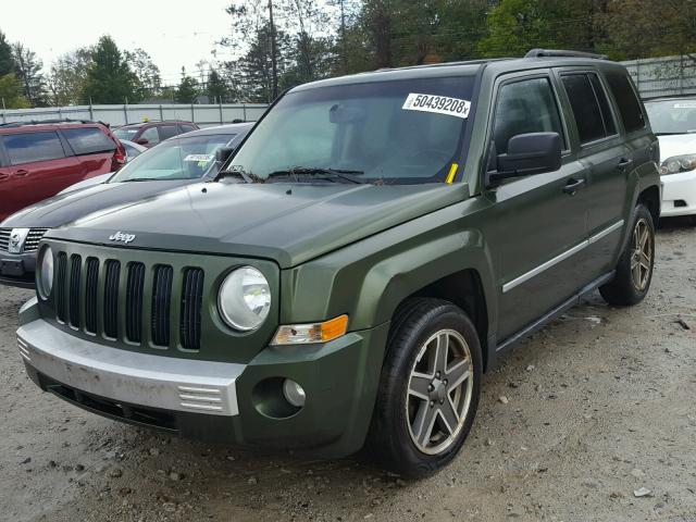 1J8FT48B59D201812 - 2009 JEEP PATRIOT LI GREEN photo 2