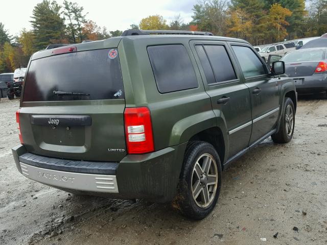 1J8FT48B59D201812 - 2009 JEEP PATRIOT LI GREEN photo 4