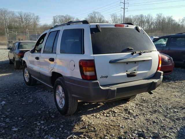 1J4GX48S14C176397 - 2004 JEEP GRAND CHER WHITE photo 3