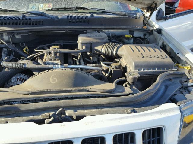 1J4GX48S14C176397 - 2004 JEEP GRAND CHER WHITE photo 7