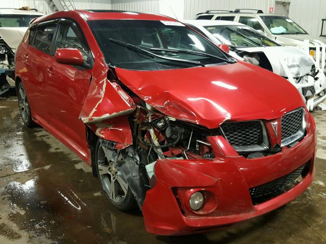 5Y2SR6E0XAZ405533 - 2010 PONTIAC VIBE GT RED photo 1