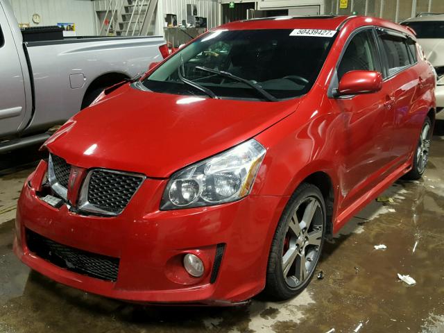 5Y2SR6E0XAZ405533 - 2010 PONTIAC VIBE GT RED photo 2