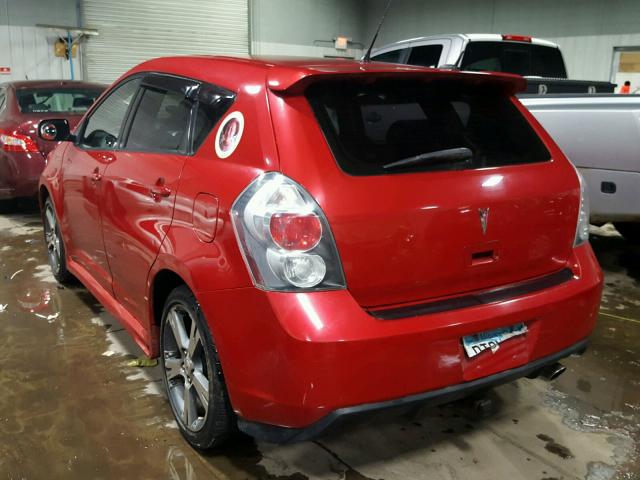 5Y2SR6E0XAZ405533 - 2010 PONTIAC VIBE GT RED photo 3