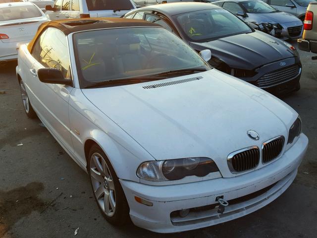 WBABS33422PG86832 - 2002 BMW 325 CI WHITE photo 1