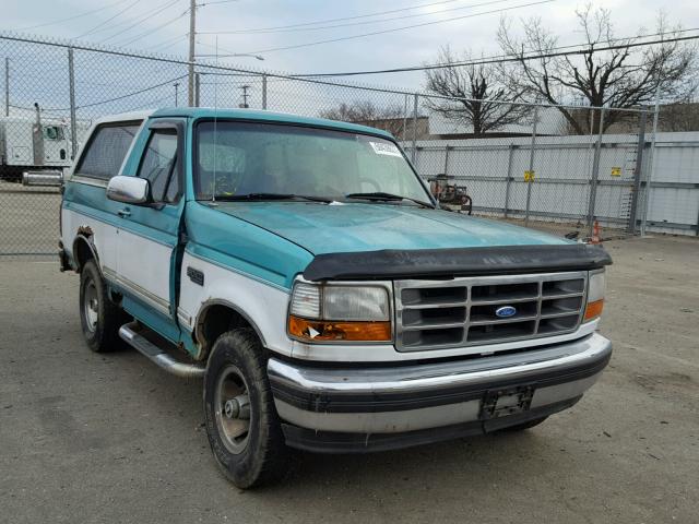 1FMEU15N0RLB59791 - 1994 FORD BRONCO U10 TURQUOISE photo 1