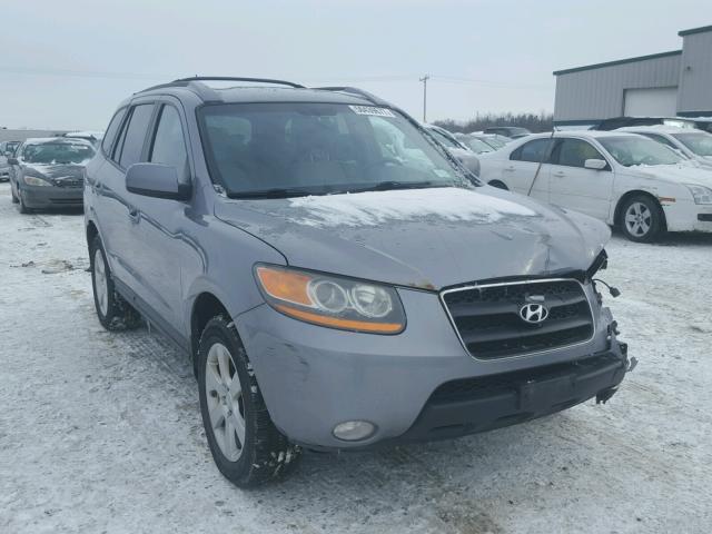 5NMSH73E48H157382 - 2008 HYUNDAI SANTA FE S SILVER photo 1