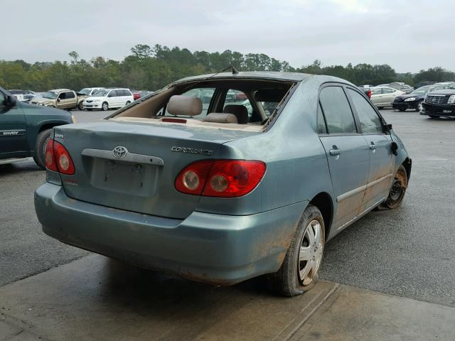 2T1BR32E66C651513 - 2006 TOYOTA COROLLA CE TEAL photo 4