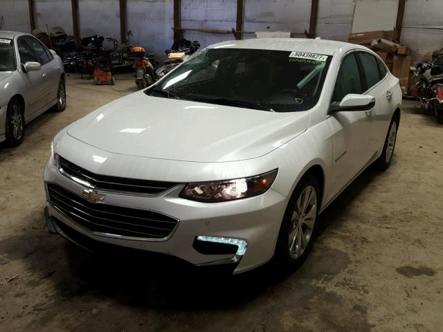 1G1ZH5SX4HF154445 - 2017 CHEVROLET MALIBU PRE WHITE photo 2