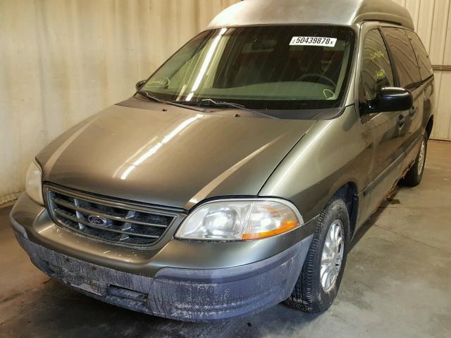 2FMZA5146YBB39591 - 2000 FORD WINDSTAR L GRAY photo 2