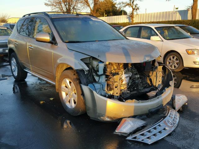 JN8AZ08W67W644343 - 2007 NISSAN MURANO SL BEIGE photo 1