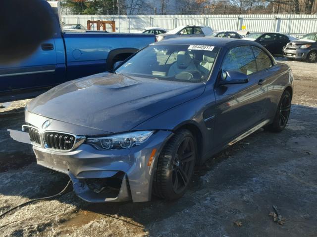 WBS3U9C53GP969637 - 2016 BMW M4 GRAY photo 2