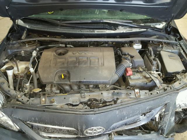 2T1BU4EE1DC974851 - 2013 TOYOTA COROLLA BA GRAY photo 7