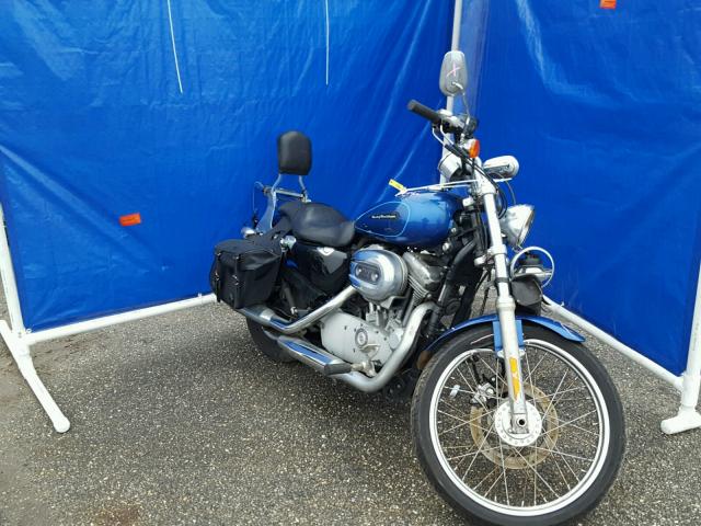 1HD4CP2179K430695 - 2009 HARLEY-DAVIDSON XL883 C BLUE photo 1