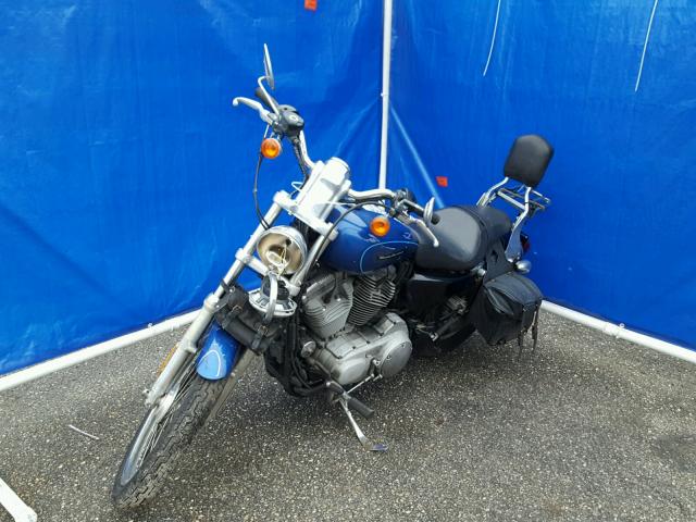 1HD4CP2179K430695 - 2009 HARLEY-DAVIDSON XL883 C BLUE photo 2