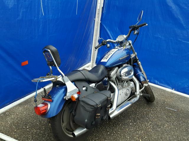 1HD4CP2179K430695 - 2009 HARLEY-DAVIDSON XL883 C BLUE photo 4