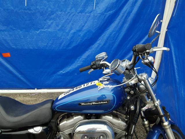 1HD4CP2179K430695 - 2009 HARLEY-DAVIDSON XL883 C BLUE photo 5