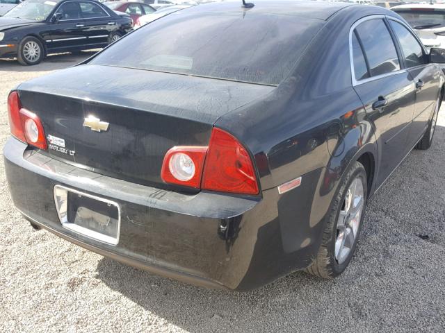 1G1ZC5EB7AF128006 - 2010 CHEVROLET MALIBU 1LT BLACK photo 4