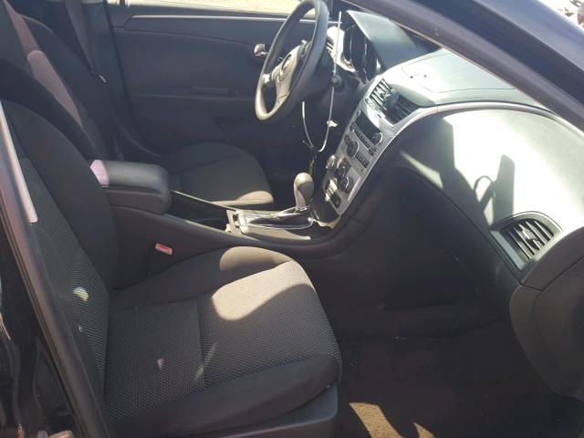 1G1ZC5EB7AF128006 - 2010 CHEVROLET MALIBU 1LT BLACK photo 5