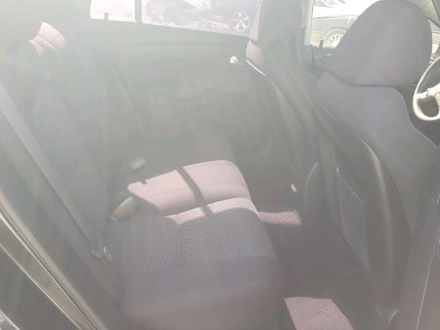 1G1ZC5EB7AF128006 - 2010 CHEVROLET MALIBU 1LT BLACK photo 6