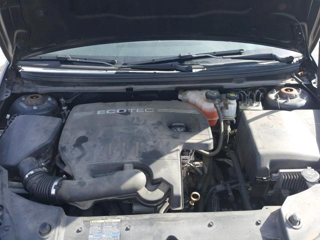 1G1ZC5EB7AF128006 - 2010 CHEVROLET MALIBU 1LT BLACK photo 7