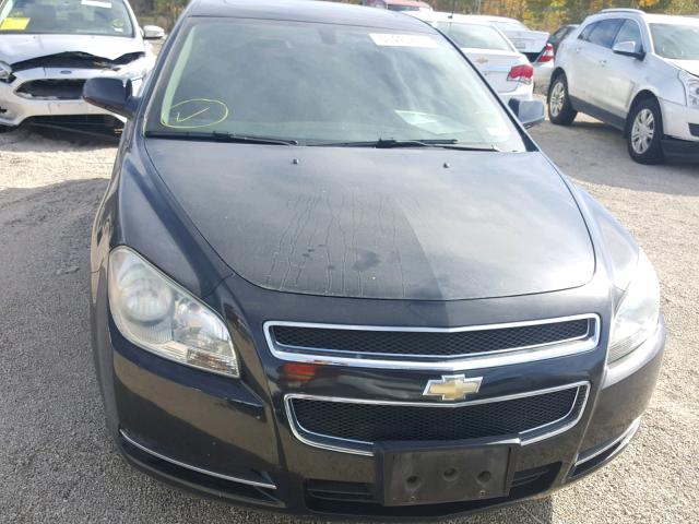 1G1ZC5EB7AF128006 - 2010 CHEVROLET MALIBU 1LT BLACK photo 9