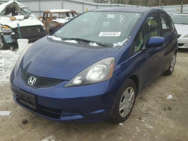 JHMGE8H31DC004753 - 2013 HONDA FIT BLUE photo 2