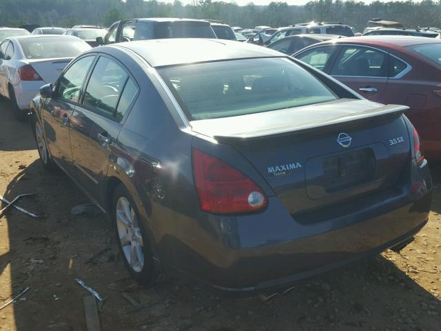 1N4BA41E17C824823 - 2007 NISSAN MAXIMA SE GRAY photo 3