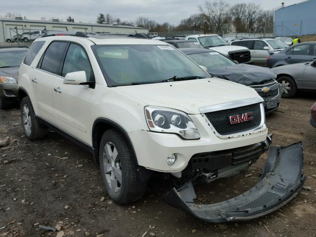 1GKKRREDXBJ391805 - 2011 GMC ACADIA SLT თეთრი ფოტო 1