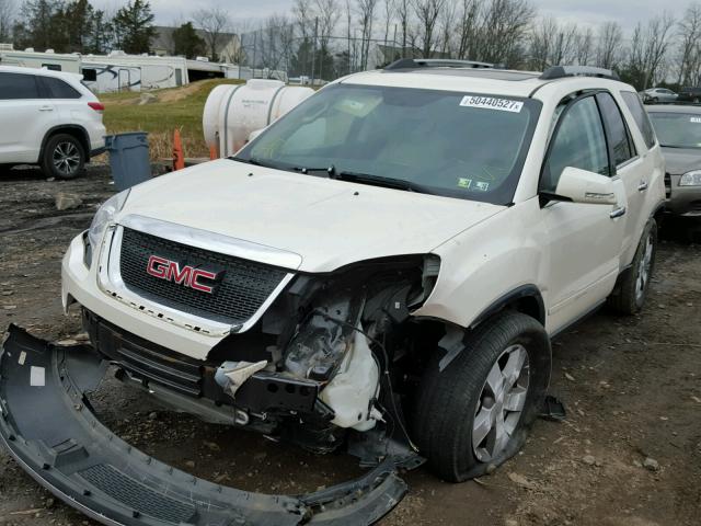 1GKKRREDXBJ391805 - 2011 GMC ACADIA SLT თეთრი ფოტო 2