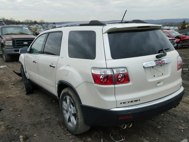 1GKKRREDXBJ391805 - 2011 GMC ACADIA SLT WHITE photo 3