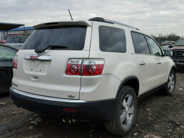 1GKKRREDXBJ391805 - 2011 GMC ACADIA SLT WHITE photo 4