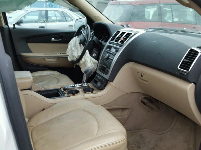 1GKKRREDXBJ391805 - 2011 GMC ACADIA SLT თეთრი ფოტო 5