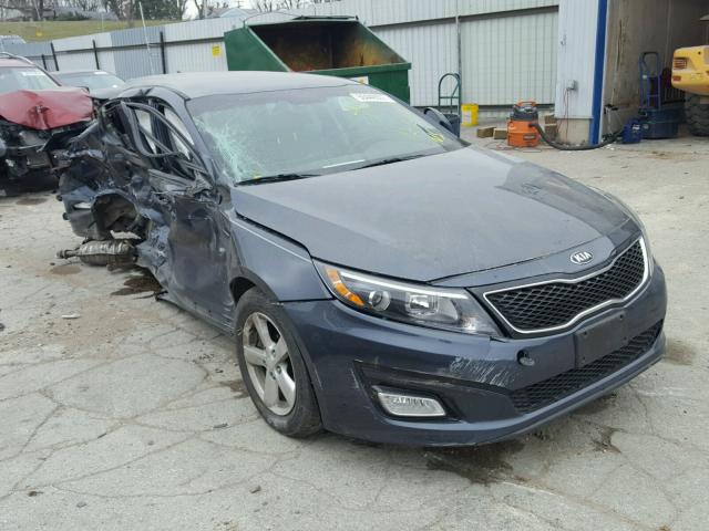 KNAGM4A79F5539036 - 2015 KIA OPTIMA LX BLUE photo 1