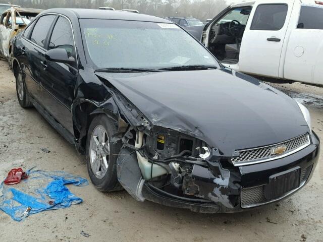 2G1WG5E30C1256758 - 2012 CHEVROLET IMPALA LT BLACK photo 1