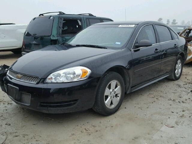 2G1WG5E30C1256758 - 2012 CHEVROLET IMPALA LT BLACK photo 2