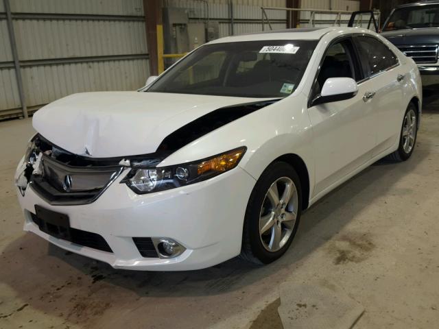 JH4CU2F40DC005516 - 2013 ACURA TSX WHITE photo 2