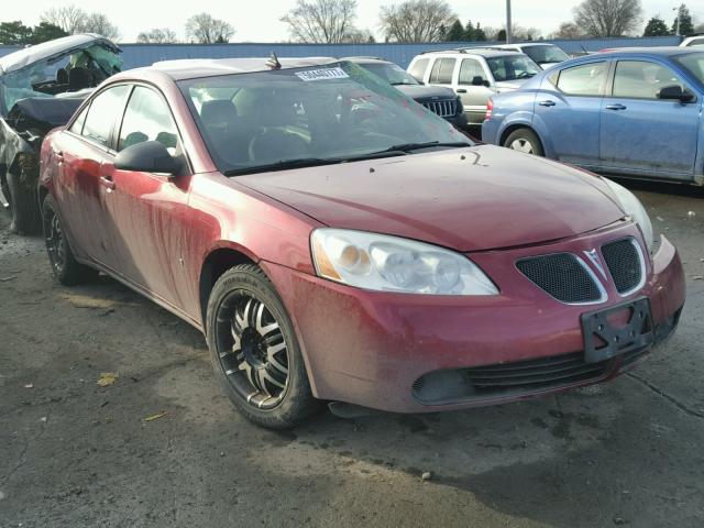 1G2ZG57B794114921 - 2009 PONTIAC G6 RED photo 1