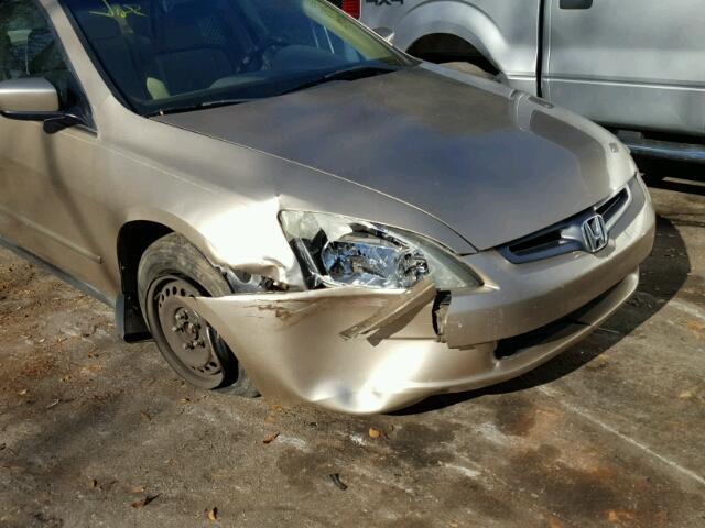 1HGCM56424A127813 - 2004 HONDA ACCORD LX GOLD photo 9